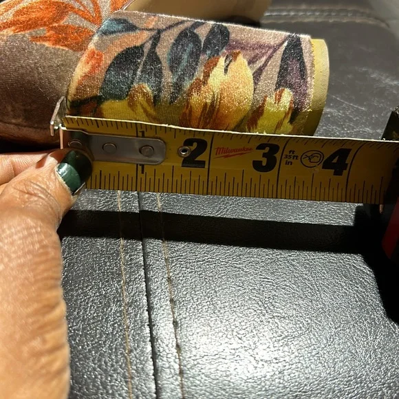 Beautiful flower multicolored round toe - Picture 7 of 8